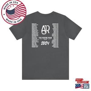Ajr The Maybe Man  Tour Unisex Jersey Short Sleeve Tee